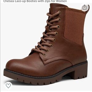 Cognac brown boots NWOT 6